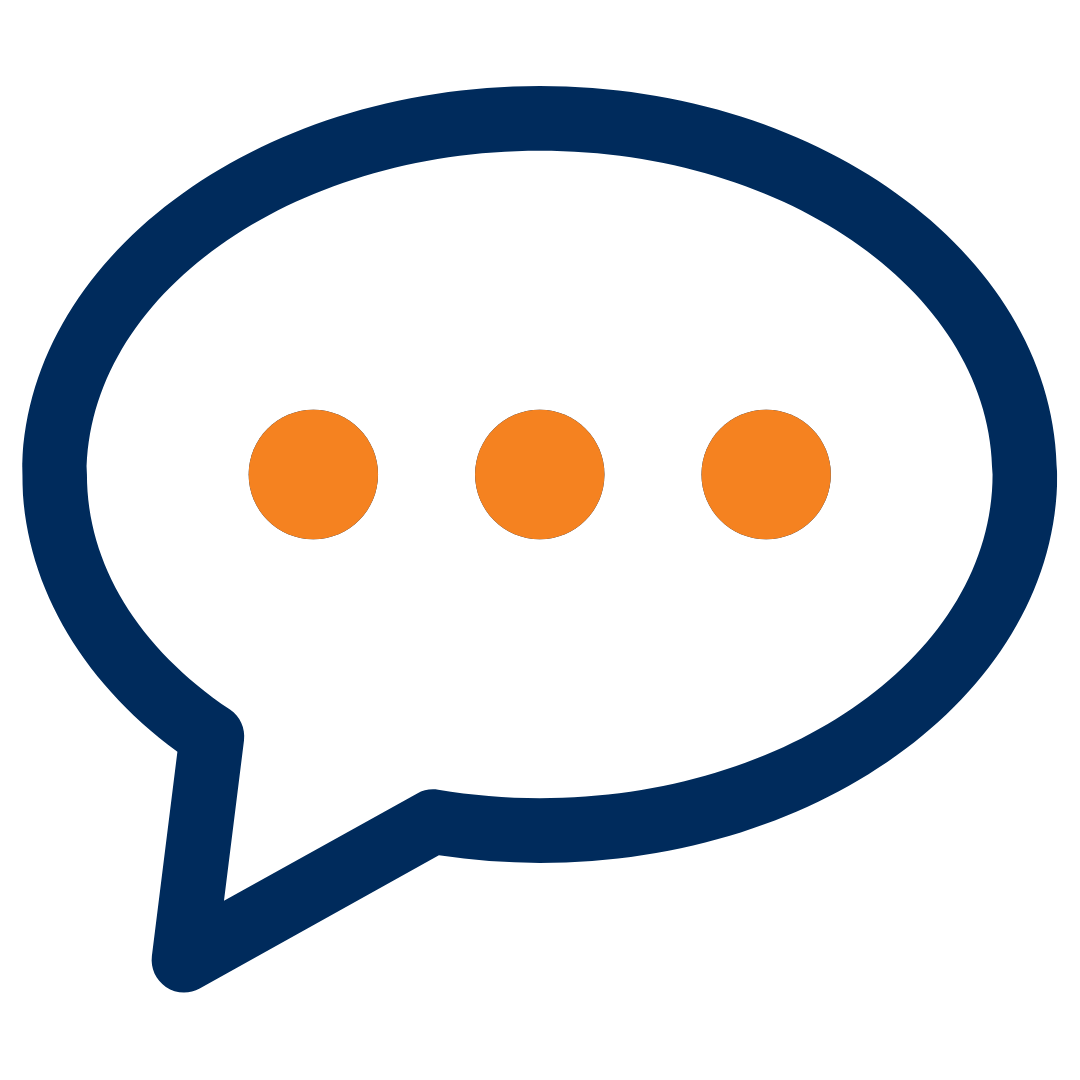 an icon of a speech bubble