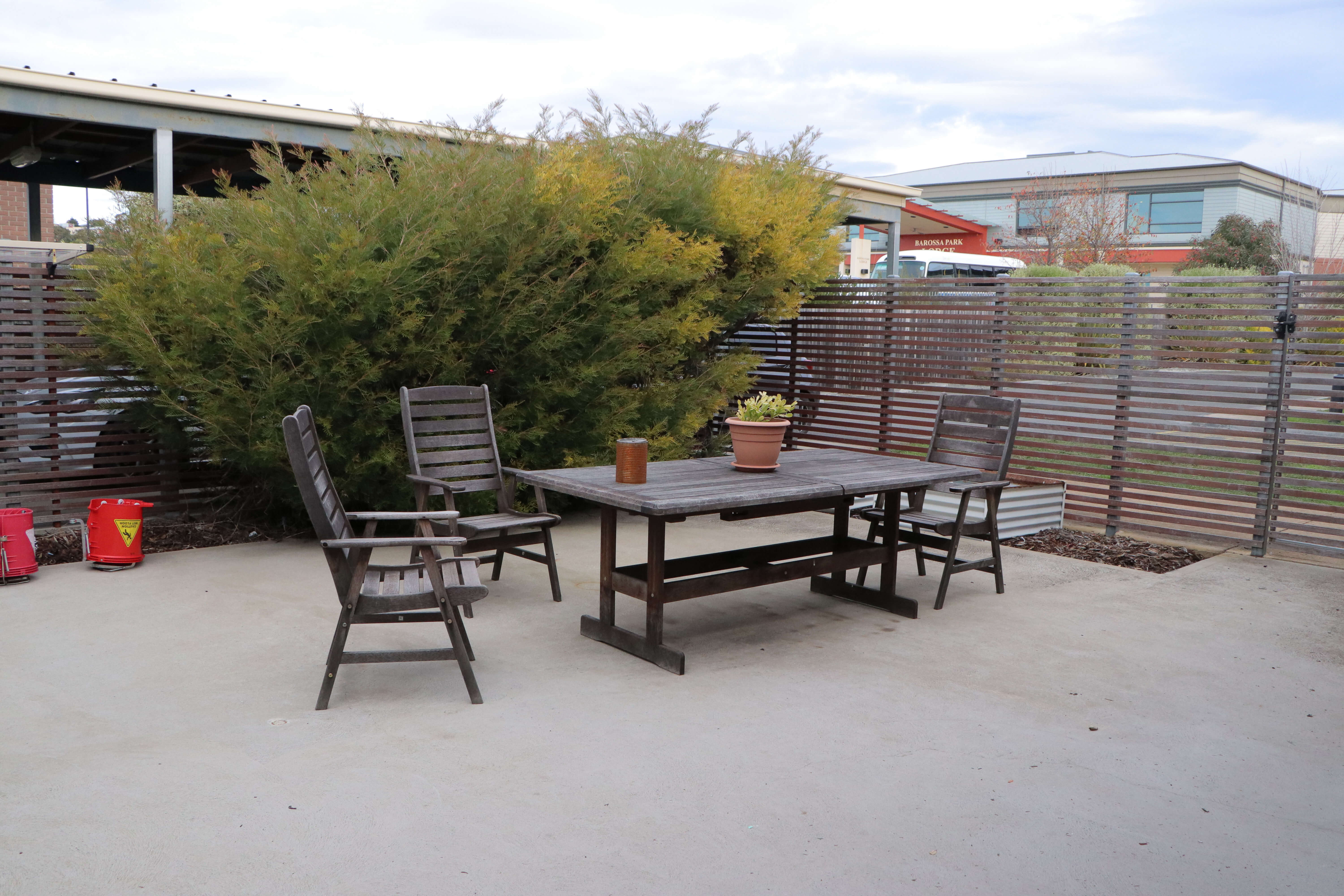 Outdoor living area of Supported Independent Living - Able Australia