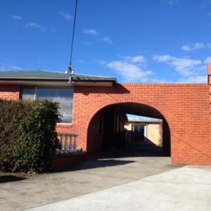 Supported Independent Living front of home in West Moonah, Tasmania
