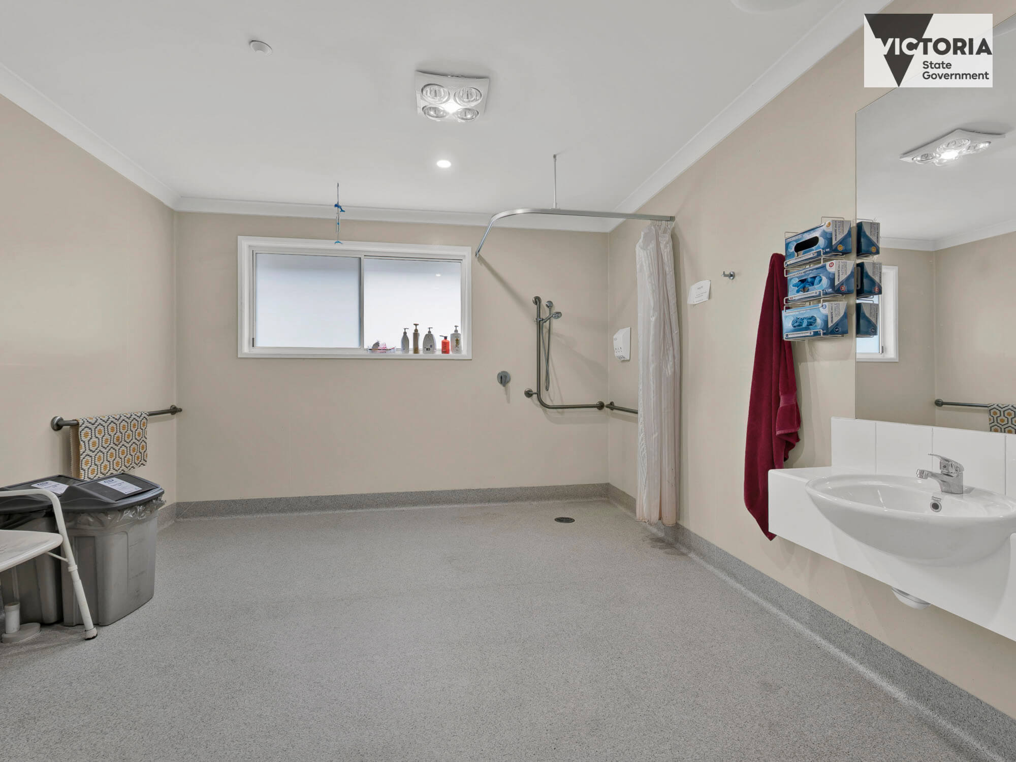 The bathroom vacancy available in this Supported Independent Living house in Mitcham, Victoria