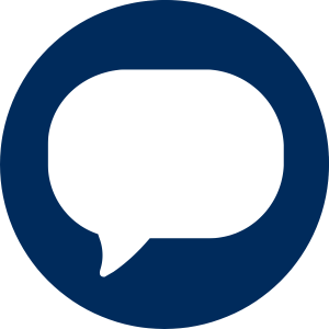 icon of a speech bubble